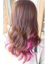 トリニティ(trinity)&nbsp;インナーカラーイヤリングカラーブリーチ【豊見城トリニティ】