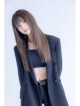 ユアーズ 青葉台店(youres) 髪質改善で作る美髪改善　ツヤ髪ストレート　前髪カット　Aujua