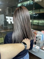 ラフ(LAFF)&nbsp;#バレイヤージュ#グレージュカラー#ボブウルフ#ココアベージュ