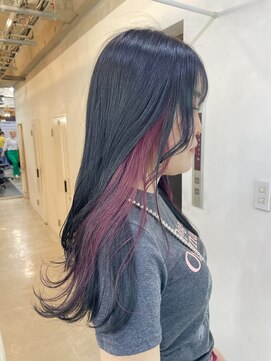 ジゼル 博多筑紫口店(GiseL) インナーカラー　ピンク