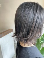 ヘアーサロン リベット(hair salon Libett)&nbsp;外はねワンレンスタイル/外ハネボブ/レイヤーカット