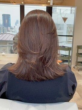 ザックジングウ 表参道(ZACC JINGU) レイヤーカット/ぱつっと/ミディアム