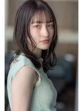 オースティン 門前仲町(AUSTIN) ミディアムレイヤー/大人可愛い/髪質改善/シースルーバング