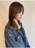くびれミディ　オリーブベージュ