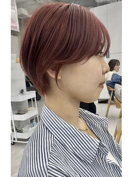 ビューナゴヤ 名駅(VIEW NAGOYA) 魅力倍増カールシアーカラーショートヘアダークアッシュ