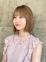 ハーフアンドハーフ(HALF and HALF)&nbsp;ボブ/ブリーチカラー