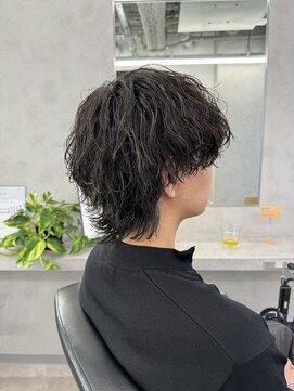 ネクストメンズ 表参道(NEXT men's) カルマパーマ/ベリーショート/ダークアッシュ/ニュアンスパーマ