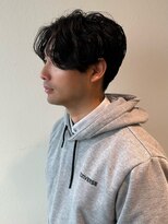 サラ ビューティー サイト 古賀店(SARA Beauty Sight) メンズ/パーマ/スパイラルパーマ/センターパート/10代20代30代