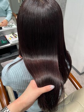 フォンド 津田沼(fond.) 黒髪/ボブルフ/ネビージュ/小顔/ワンレン/韓国/髪質改善/前髪