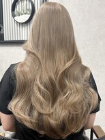 ロウル 渋谷(LOWRL)&nbsp;ミルクティーベージュ/ブリーチ/ダブルカラー