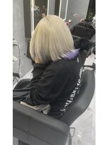 シーエスメイド バイ シャチュー 大須店(CS made by SHACHU)&nbsp;推しカラー/ホワイトブロンド/ホワイトラベンダー