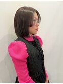 前髪なしボブ姫カット　20代30代40代大人可愛い