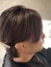 【ケアブリーチ＋カラー＋メンズカット】　ブリーチカラーでイメージチェンジ