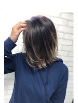 ラックスビーギャラリー なんば駅前店(LUXBE GALLERY) *津村*style by LUXBE*バレイヤージュ☆グラボブ