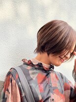 ヴォーチェ フォーヘアー(VOCE for hair)&nbsp;小顔丸みショートボブハイライトカラー髪質改善トリートメント