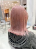 【大人可愛い20代30代40代】ピンクベージュ