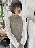 アンブレラ×丸みショート