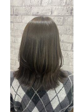 イリエヘア 川口(irier hair) ブリーチあり☆オリーブベージュ