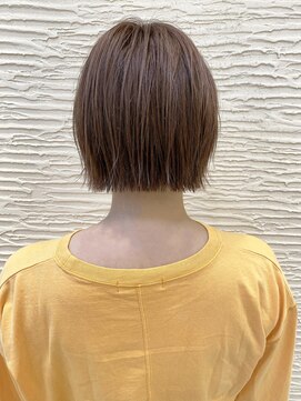 モリオ フロム ロンドン サッポロファクトリー店(morio FROM LONDON) 【morio】札幌ボブ 軽めのぱつっとボブ×ピンクブラウン