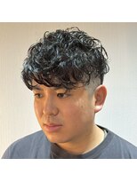 ジェントル(GENTLE) 清潔感×男らしさ　黒髪でも映えるスパイラルパーマ