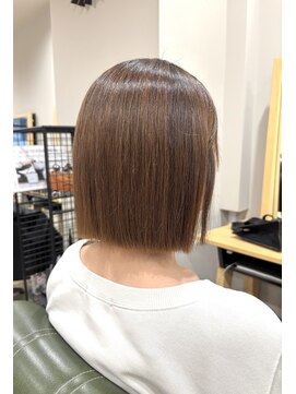 ヘアサロン ナノ(hair salon nano) ショート/タッセルボブ/ストレート/ボブ/縮毛矯正/髪質改善