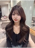 韓国ヘア/透明感ラベンダーカラー