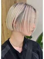 ディーン 岡崎店(DEAN)&nbsp;ホワイトブロンドホワイトグレージュニュアンスカラーブリーチ