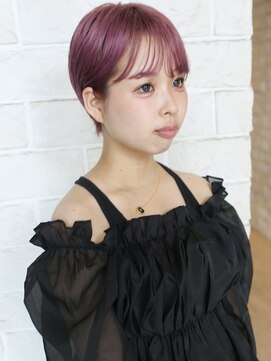 バース(BIRTH) ショート&ボブ専門サロン【BIRTH】ピンクカラーベリーショート4