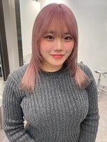 サンクプロジェクト(cinq PROJECT)&nbsp;ダメージレスなブリーチカラーで作るピンクカラー