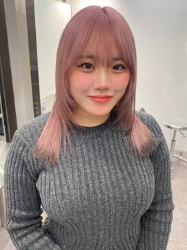 サンクプロジェクト(cinq PROJECT) ダメージレスなブリーチカラーで作るピンクカラー