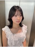 レイヤーカット/ハッシュカット/くびれヘア/顔周り/小顔/透明感