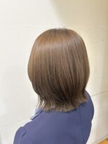 オーガニックマインド 坂戸 鶴ヶ島(organic+mind)&nbsp;30代40代◎くびれボブ×秋の艶髪ベージュで上品に