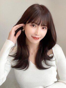 アフロート エル 錦糸町(AFLOAT L) 2wayバングでイメチェン！顔まわりレイヤーくびれヘアが人気