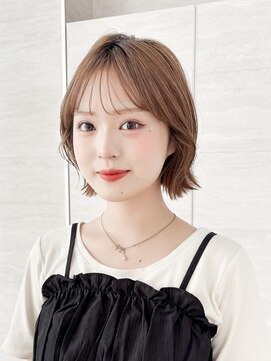 ロンドグロワール 大宮(Lond Gloire) ミニボブレイヤー/レイヤーカット/スモーキーカラー/顔周り/大宮