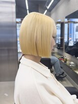 エン 栄店(enne)&nbsp;ココアベージュ/クラゲヘアー/ヘイリーボブ/小顔/栄/ボブ/韓国