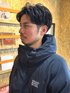 ジュール(JOULE'S) 刈り上げセンターパート/サーフカール/名古屋伏見/メンズ/眉/