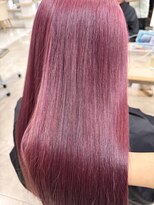 ケンジ 平塚ラスカ店(KENJE)&nbsp;ツヤ感たっぷりの濃厚ピンクカラー