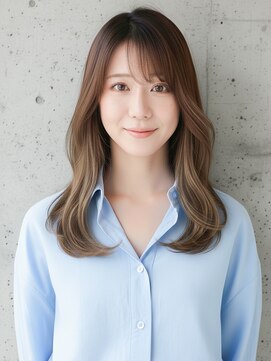 ニューヨークニューヨーク 守口店(NYNY) 大人可愛い韓国風レイヤーロング×ミルクティーベージュ