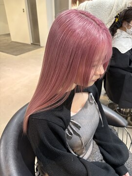 ラック 表参道(LUCK) ハイトーンピンク/ケアブリーチ/ブリーチ/表参道/原宿