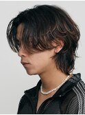 新橋メンズパーマフェザーパーマシャドウパーマセンターパート