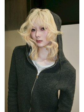 ディーンジェシー 栄店(DEAN JECY) ダブルブリーチダブルカラーハイトーンレイヤーボブ