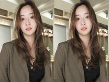 medium long hair   ＋　layer cut