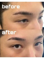 バーバー ミキ 塚本(BARBER MIKI)&nbsp;眉パーマ　濃く見えデザイン