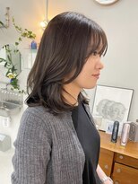 ヘアー アイス カンナ(HAIR ICI Canna)&nbsp;オリーブグレージュカラー×ミディアムレイヤー［haru］