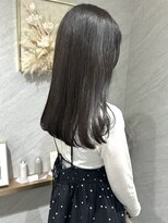 フレームプラス なんば駅前店(FRAME+)&nbsp;ぷつっとカット　アッシュグレー　暗髪透明感