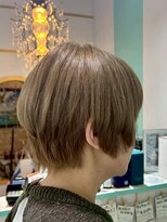 マティーナ ヘアー 池袋(Matina hair)&nbsp;【ショートボブ　ミルクティーベージュ】池袋美容室