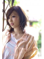 サファイア(SAPPHIRE) ＳＰＲＩＮＧ♪ミディアム♪ゆるふわっとパーマ♪