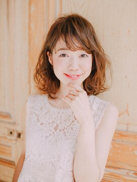 錦糸町 美容室 ラウンズ(Rounds) 錦糸町 Rounds ゆるふわエアリーシースルーバングボブ★