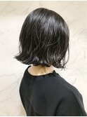 30代40代に人気☆パーマで作るワンレンボブ