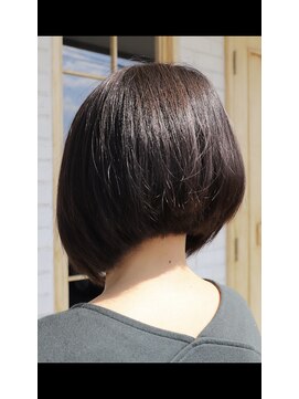 ヘアーデザイン レシピ(hair design recipe) 前下がりボブ